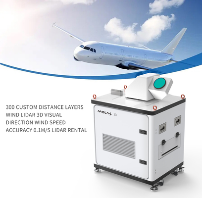 300 Custom Distance Layers Wind Lidars 3d Visual Direction Akurasi 0.1m/S Rental