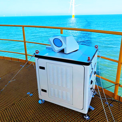 Keakuratan Lidar Angin Dengan 360° Horizontal -10°~190° Jangkauan Vertikal 0.1m/s Keakuratan Kecepatan Angin
