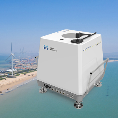 Rentang Suhu -40°C-60°C Lidar Angin Lepas Pantai Rentang Kelembaban 0% Hingga 100% dan Didukung oleh 24V±5%DC
