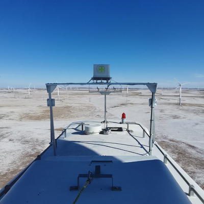 100 VAC-240VAC Molas Wind Lidar System Beam Pointing Accuracy 0.1 Derajat