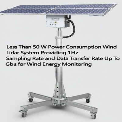 buy Sistem Lidar Angin dengan Konsumsi Daya Kurang dari 50 W yang Menyediakan Laju Sampling 1Hz dan Laju Transfer Data Hingga 1 Gb/s untuk Pemantauan Energi Angin online manufacture