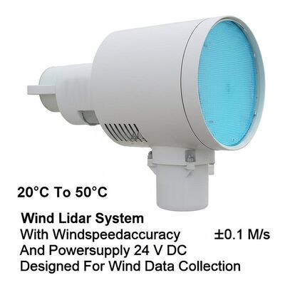 Beli Sistem Lidar Angin 20°C Hingga 50°C Dengan Akurasi Kecepatan Angin ±0.1 M/s Dan Catu Daya 24 V DC Dirancang Untuk Pengumpulan Data Angin online manufacture