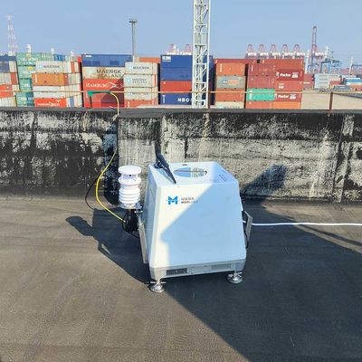 Kualitas  0-360 Degree Direction Laser Wind Speed Measurement ASCII Data Format Wind Lidar pabrik