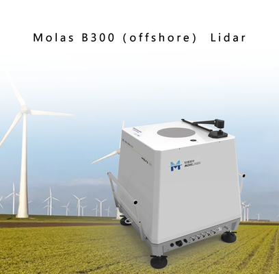 Molas B300 Lepas Pantai Doppler Wind Lidar Rentang Suhu Operasi -40℃ ~ 50℃