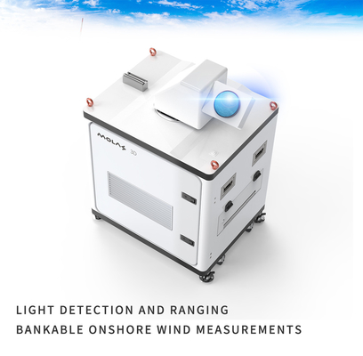 Deteksi Cahaya Dan Jangkauan Pengukuran Angin Lidar Bankable Onshore 3d