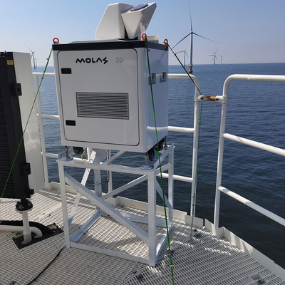 3D Scanning Doppler Wind Speed ​​Lidar PPI RHI DBS LOS Programmed Scan Bankable