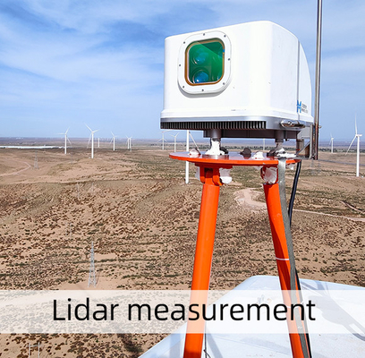50m-200m/400m/750m Vector Lidar Alat Pengukuran Angin Bidang Angin
