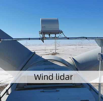 4 Beam Doppler Wind Lidar Rental Eolos Molas Nl ±0.5° Akurasi Arah