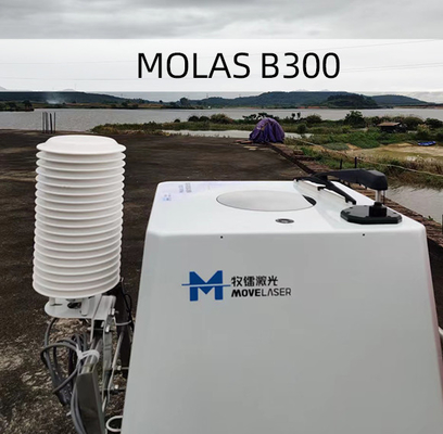 24VDC Molas B300 Lidar Angin Lepas Pantai Pengukuran Akurat 0,1 m/detik &amp; 1°