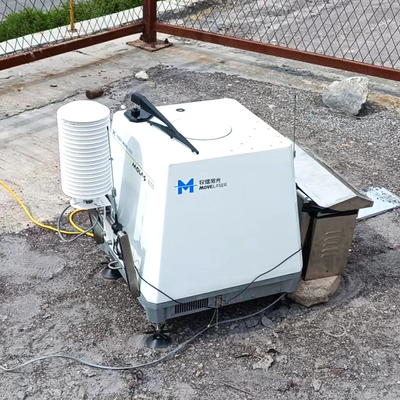 Koheren Doppler 12 Lapisan Pulsed Laser Wind Lidar 220VAC Daya 1Hz Sampling Rate 60W Daya