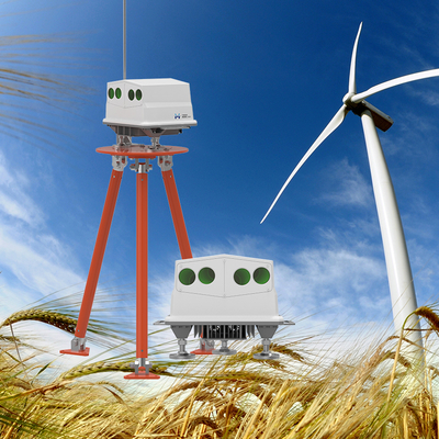Unit Data Berat Ringan ≤6kg Sistem Lidar Energi Angin untuk Penilaian Sumber Daya Angin