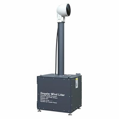 Jarak Resolusi 15m 30m 75m 120m Doppler Wind Lidar Featuring Sight Detection Jarak 10km dan Data Output Profibus DP Modbus TCP CAN Opsional untuk studi iklim