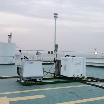 Ethernet Tekanan Atmosfer Angin Mengukur Lidar 12 Lapisan Pengukuran