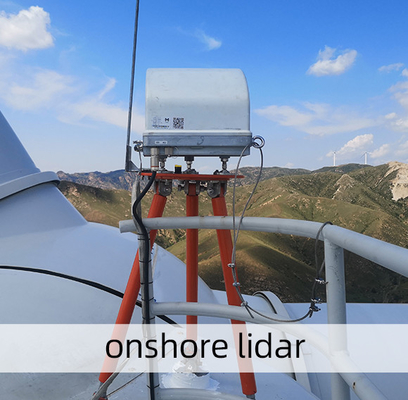 Nl400 4 Balok 400m Angin Iris Lidar 0,1m/S 0,5° Penyewaan Akurasi
