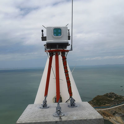 Sistem Lidar Angin ISO C5 Anti Korosif 4Hz Penyimpanan Data 3 Bulan